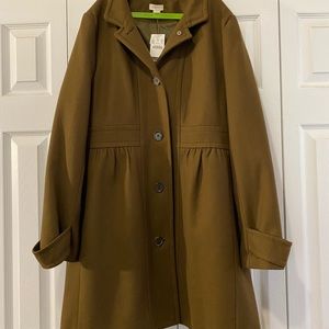JCrew wool coat sz 18